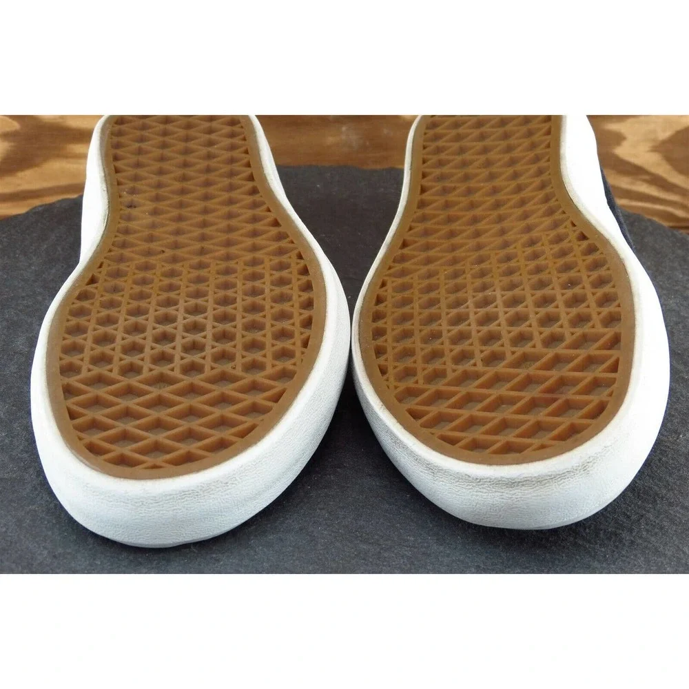 VANS Shoes Sz 6.5‎ M Black Loafer Fabric Men 721277